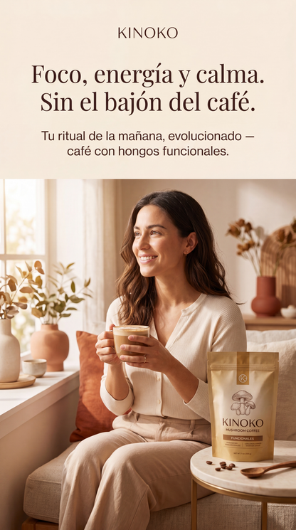 Kinoko — Café de Hongos | Foco, Energía y Calma